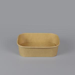 샐러드 닭강정포장 사각크라프트 종이용기650ml 300개