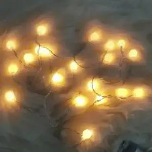 감성 앵두 전구 줄조명 건전지형 캠핑 실내 야외 인테리어 장식