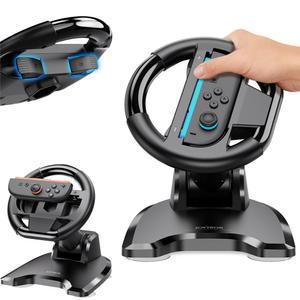 조이트론 닌텐도 스위치2 조이콘2 시스템 레이싱 휠 마리오카트 핸들 그립 거치대 마카 월드 디럭스8