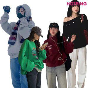 [핫핑] 44~110/겨울 베스트&신상/빅사이즈/맨투맨/후드티/반집업/프린팅/레터링/오버핏