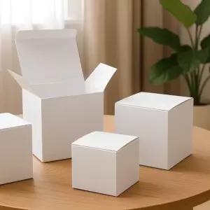 노리스  정사각 종이 선물 상자 원터치 답례품 미니 고급 접이식 포장 박스