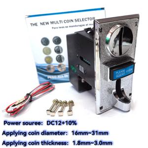 멀티 코인 어셉터 게임 토큰 메커니즘, 클로 크레인 네오 지오 아케이드 슬토 자판기 핀볼 부품, 4 핀 케이블 포함