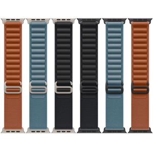 애플워치 밴드 울트라 3 2 49mm 46mm 45mm 44mm 41mm 46mm 42mm용 알파인 루프 스트랩, 아이워치 시리즈 11 10 9 8 7 6 5 SE 3 호환