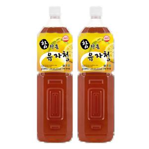 참다음 유자청 음료베이스 1.5L x 2개