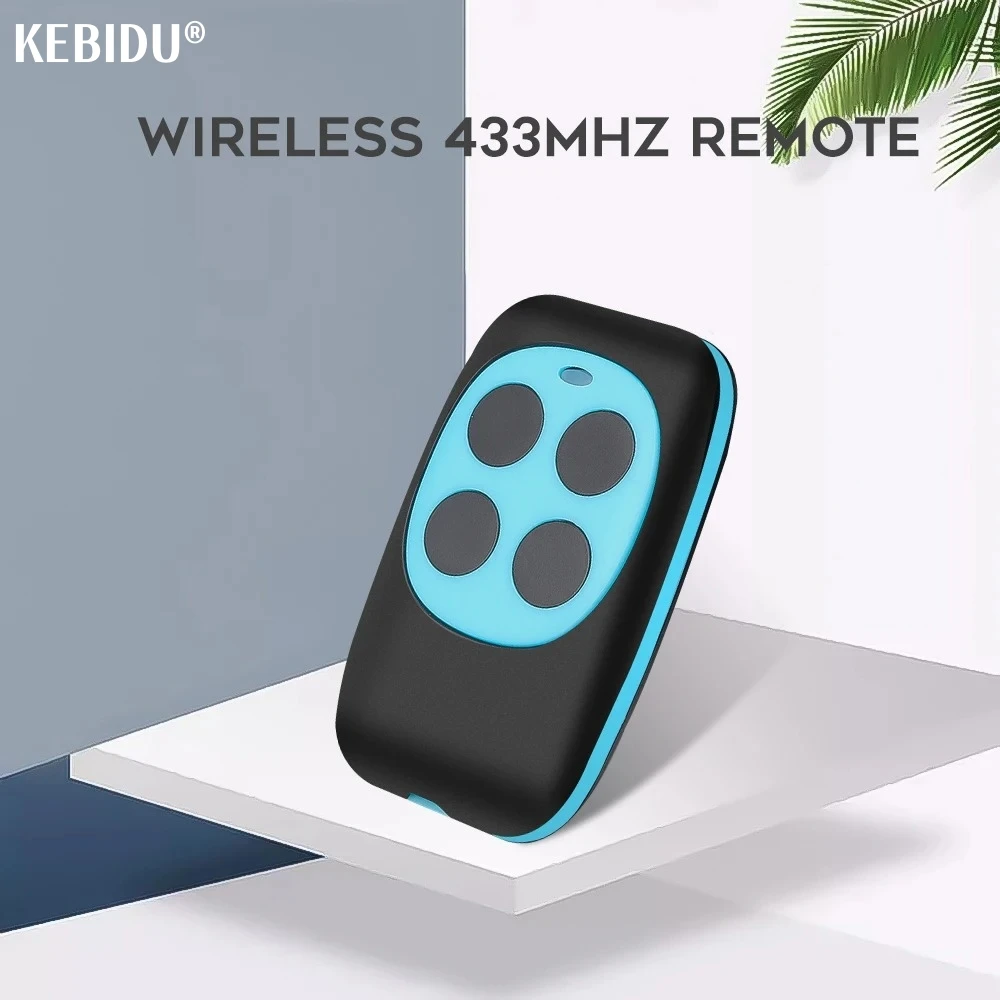 차고 문 RF 원격 제어 복사기 433MHz 코드 그래버 복제 게이트 키 Fob 명령 핸드 송신기 4 버튼 방수