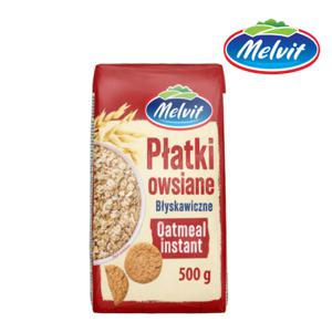 [푸디앤] 멜빗 귀리 오트밀 후레이크 500g / 폴란드산 슈퍼푸드 고식이섬유 고단백 귀리 100%