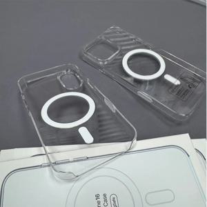 MagSafe 오리지널 투명 폰 케이스 아이폰 17 16 15 14 13 프로 맥스 플러스17 에어 무선 충전 애니메이션 폰 커버