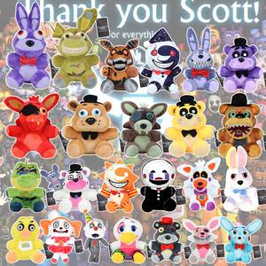 2026년 신제품 파이브 나이트 앳 프레디즈(FNAF) 귀여운 봉제 인형 게임 인형 보니 베어 폭시 만화 캐릭터 봉제 인형 프레디 장난감 어린이 선물