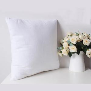 가정용 침대, 소파 및 소파에 적합한 고급 패브릭 부드러운 벨벳 사각형 장식 베개 코어 세트