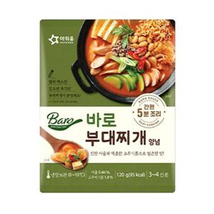 아워홈 바로 부대찌개 양념 120g x 3개