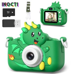 어린이 디지털 카메라 듀얼 카메라 HD 1080P 비디오 카메라 장난감 미니 캠 디스플레이 어린이 장난감 생일/크리스마스 선물
