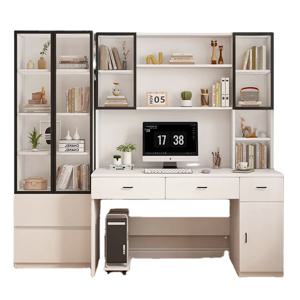 고품질 심플 어린이 학습 책상 원목 책상 책장 포함 사무실 컴퓨터 책상 학생 학습 책상