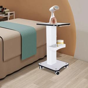 뷰티 보조 트롤리 오거나이저 카트 바퀴 달린 스파 살롱 트롤리 스탠드 살롱 롤링 카트 가구 도구 보관 이발사용