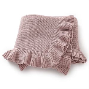 신생아용 이중 사용 담요, 솔리드 니트 유모차, 보육 여행 침대, 요람 퀼트, 수신 매트, 남아 여아, 90x70cm