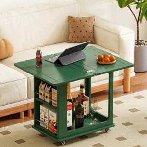 나무 다기능 카페 테이블 꽃밭 사이드 모바일 북유럽 카페 테이블 단순 홈스테이 가구 Salontafel Lskfz