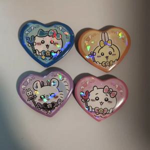 치이카와 우사기 배지 메탈 러브 브로치 애니메이션 어린이 백팩 장식 보석 패션 코트 숄더 배지 생일 선물