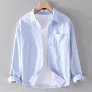 긴소매 셔츠 청춘 유행 가을 긴소매 캐주얼 루즈핏 남성용 다용도 셔츠 남방 와이셔츠 긴소매 셔츠 남방 와이셔츠 셔츠