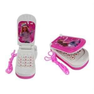 클래식 향수 플립 커버 어린이 전자 음악 발광 휴대 전화 장난감 부모-자녀 대화 형 휴일 선물