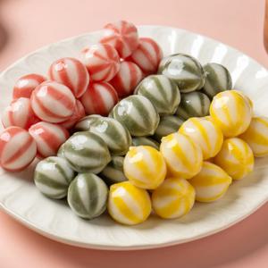 [떡미당] 쫀득한 3색 구슬꿀떡 500g+500g 특가전 (단호박, 쑥, 홍국)