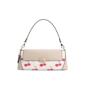 MaJhosel 레트로 프린트 바게트 백 2025 신상 싱글 숄더백 겸용 언더암 백 부드러운 가죽 여성용 캐주얼 스타일