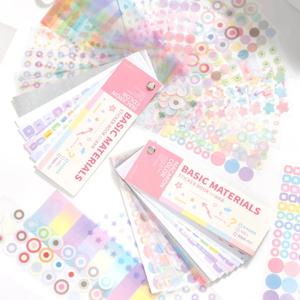 저널 GO 30pcs 다채로운 점 스티커 다이어리 Scrapbooking 콜라주 카드 장식 액세서리에 대 한 컬러 마크 스티커 종이