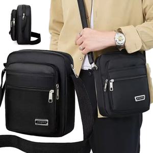 옥스포드 원단으로 제작된 한국식 캐주얼 대용량 다층 크로스백, 남성용 가방, 비즈니스 가방, 지갑 홀더