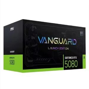 MSI 지포스 RTX 5080 16GB 뱅가드 SOC 런치 에디션 신제품 PCI 익스프레스 인터페이스 워크스테이션 16GB GDDR7 크리스마스 특가