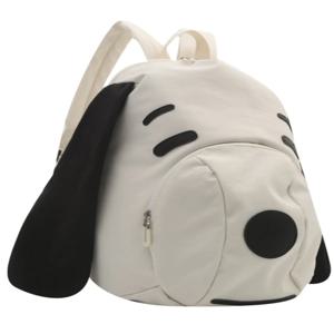 2025년 신상 귀여운 강아지 캔버스 백팩 휴대용 여행 가방 학생 여성 숄더백 책가방 다용도 여행 가방 한국 스타일