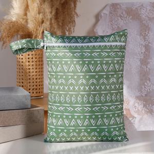 Elinfant 재사용 가능한 빨 수있는 보관 가방, 방수 휴대용 기저귀 가방, 수영복 용 습식 건조 가방