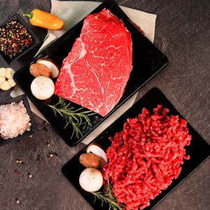 [우리한우] 1등급 한우 불고기 300g+다짐육 300g