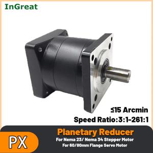YUNDUAN 유성 기어 박스 스텝 다운 모터 기어 박스 감속기, Nema23 Nema34 스텝퍼, 200, 400, 600, 750W, 1KW 서보, 57mm, 86mm