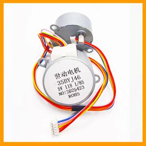 35BYJ46 5V 스테퍼 모터는 온풍 히터의 왼쪽 및 오른쪽 스윙 모터에 적합합니다. 4상 5선 기어드 스텝 모터