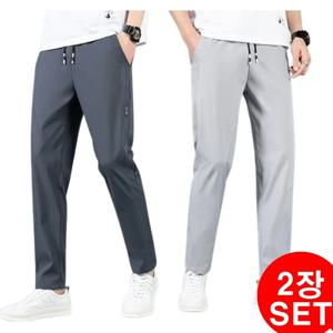 1+1 아이스 슬랙스 여름 팬츠 쿨 슬랙스 쿨링 바지 작업복 에일