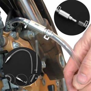 유압 브레이크 블리더 호스 차량 오토바이 차량 유지 보수를 위한 비 회전 밸브 잠금 가능 블리더