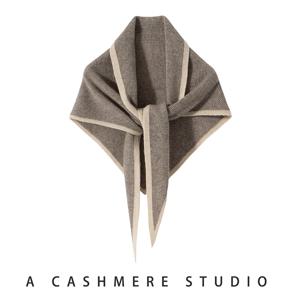 2024 새로운 패션 삼각형 디자인 여성 캐시미어 스카프 목도리 겨울 니트 따뜻한 목 보호 성인 스카프 유지