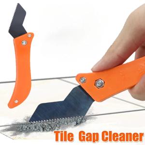 텅스텐 카바이드 커터 블레이드, 타일 갭 그라우트 청소 제거기, 벽 바닥 타일 조인트 클리너 벽지 페인트 스크레이퍼 도구