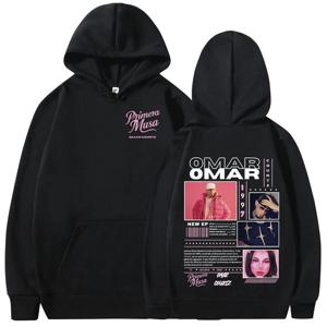 Omar Courtz Primera Musa 앨범 투어 Merch 후드 남성 여성 패션 후드 티셔츠 힙합 오버 사이즈 풀오버 streetwear