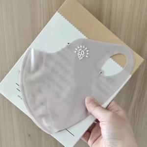 핫세일 통기성 아이스 실크 마스크 자외선 차단 꽃가루 방지 라이딩 페이스 마스크 자국없는 초박형 차양 마스크 야외 스포츠용