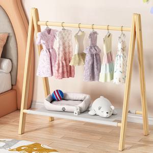 애완 동물 바닥 옷걸이 개 옷장 단단한 나무 강아지 고양이 옷장 코트 랙 개 옷걸이 작은 옷 보관함