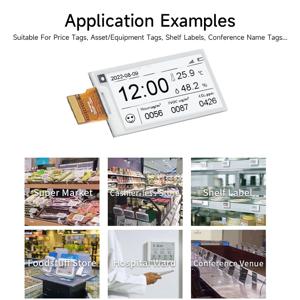 2.13 인치 전자 종이 디스플레이 모듈, SPI 통신, 122*250 전자 잉크 디스플레이, 흑백 SSD1683, 가격표 적합