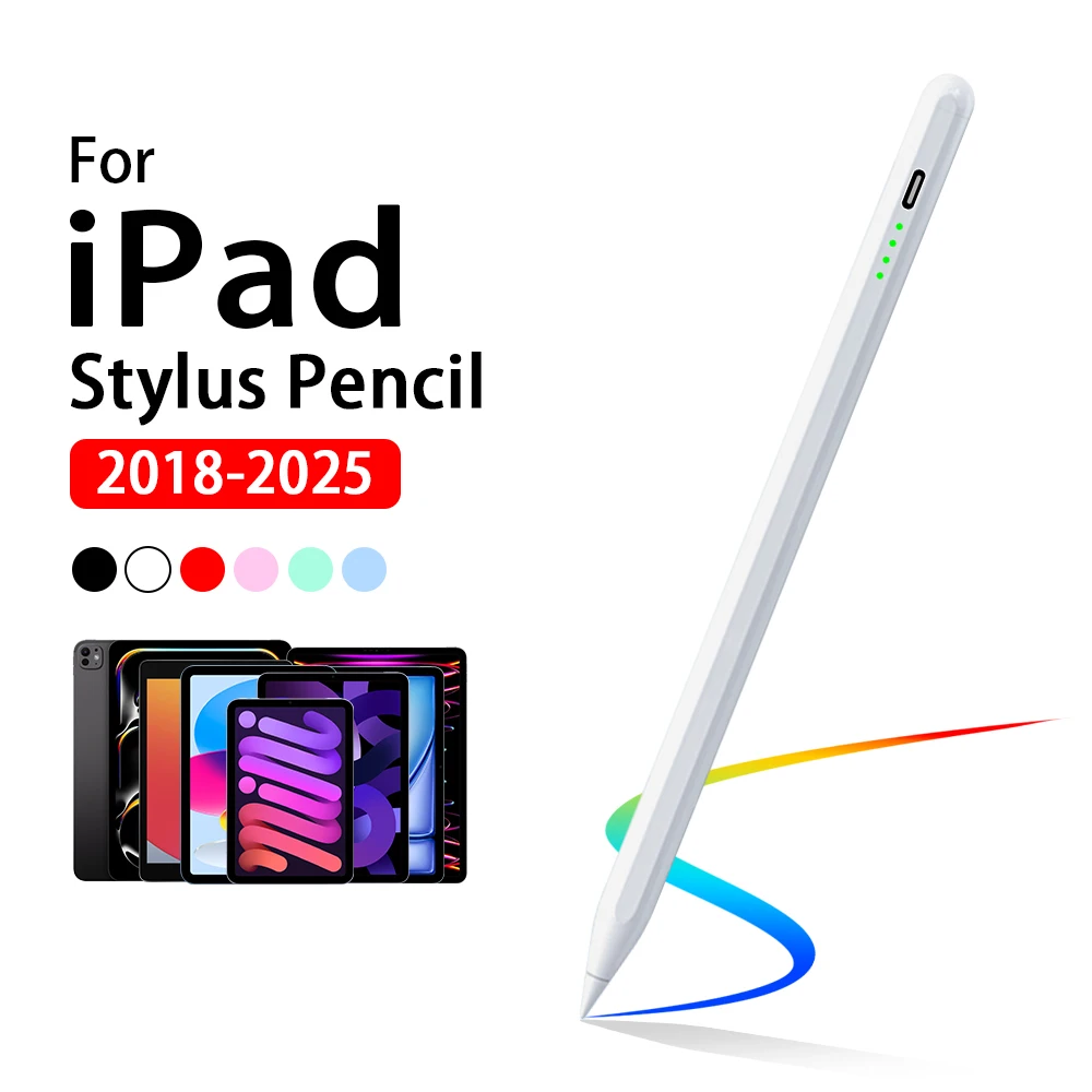 Apple Pencil 스타일러스 iPad A16 Air 11 5 4 Pro 11th 13 12.9 M4 M3 M2 펜 10 9 10th 9th Generation Mini 7 6 2025 터치 펜
