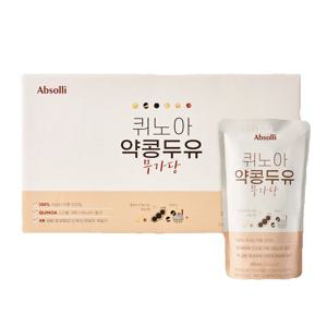 앱솔리 퀴노아 약콩 두유 무가당 20팩 검은콩