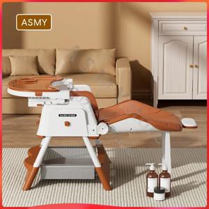 어린이 식탁 의자/접이식 좌석/앉거나 눕을 수 있음/아기 다기능 리프트 홈 학습 식탁 의자