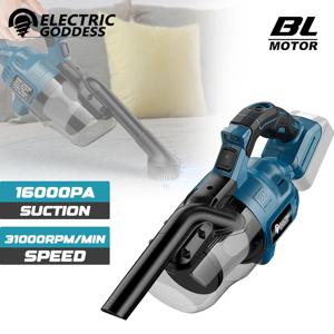 전기 여신 무선 핸드 헬드 진공 청소기 휴대용 바닥 건설 카펫 애완 동물 머리 청소 Makita 18V 배터리