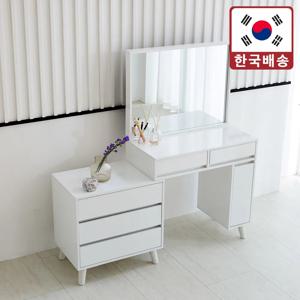 어반 3단 거울 서랍 확장형 800 화장대