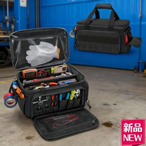 휴대용 다기능 도구 가방 - 플라이어, 가위, 망치, 손잡이가 있는 목수 도구를 위한 대용량 보관함