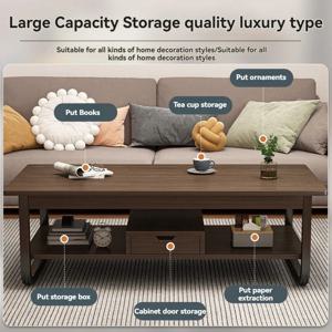 현대적인 미니멀리스트 커피 테이블, 작은 아파트, 거실, 소파, 근처 발코니, 티 테이블, 임대실, 직사각형 티 테이블