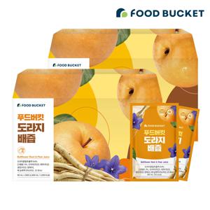 푸드버킷 100% 국산 도라지배즙 배즙 2박스, 60포