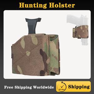 유니버설 MOLLE 전술용 홀스터 – 글록 17/19, SIG, H&K, CZ, S&W, 1911과 호환되는 조절 가능한 허리 벨트 케이스