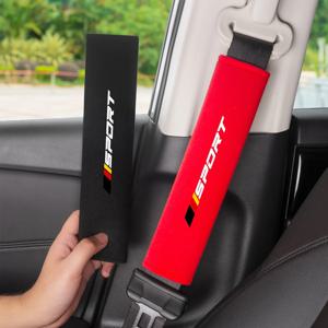 범용 컴포트 카시트 벨트 패드, 플러시 부드러움, 안전 어깨 스트랩 쿠션, 차량 사용, 총 2 개